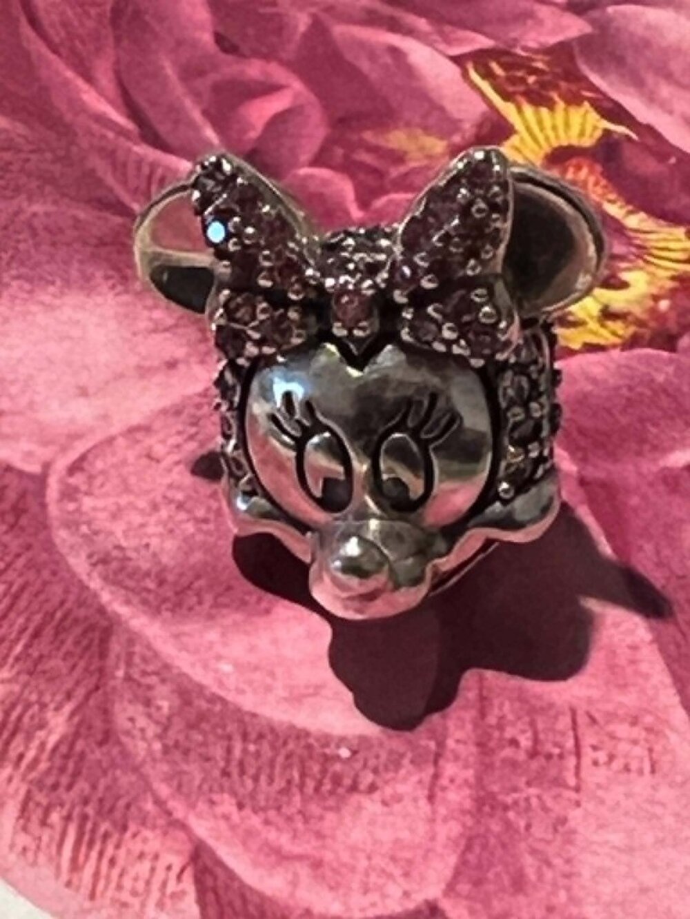 Authentic Pandora Disney Minnie Clip #797496CZS - Picture 4 of 8